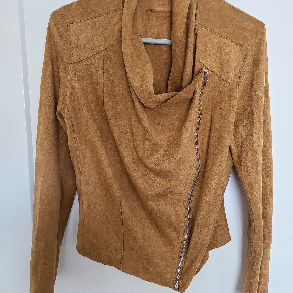 Camel suede jacket